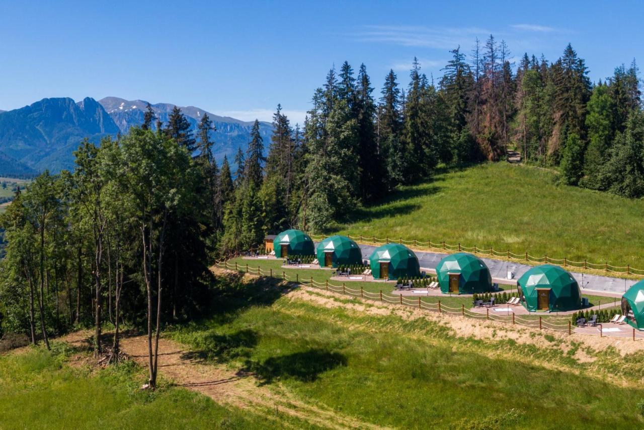 ホテル Peak Glamp & Jacuzzi ザコパネ エクステリア 写真
