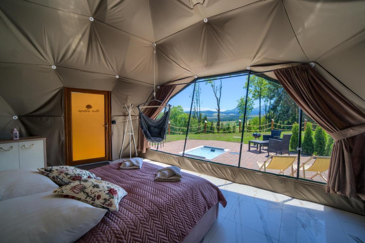 ホテル Peak Glamp & Jacuzzi ザコパネ エクステリア 写真