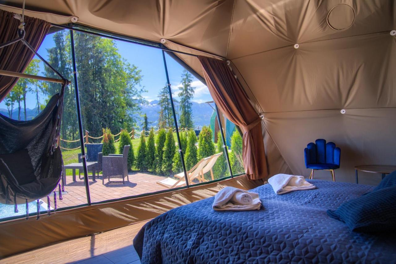 ホテル Peak Glamp & Jacuzzi ザコパネ エクステリア 写真