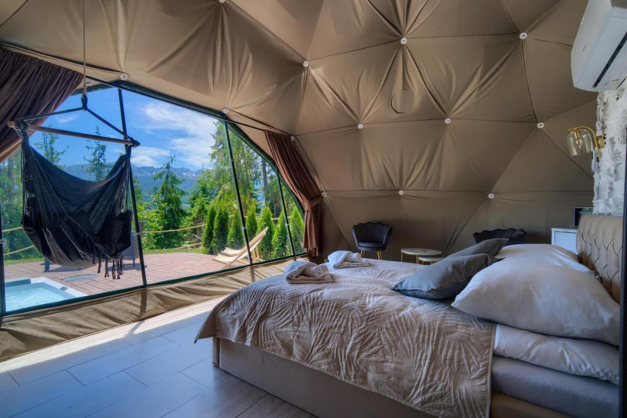 ホテル Peak Glamp & Jacuzzi ザコパネ エクステリア 写真