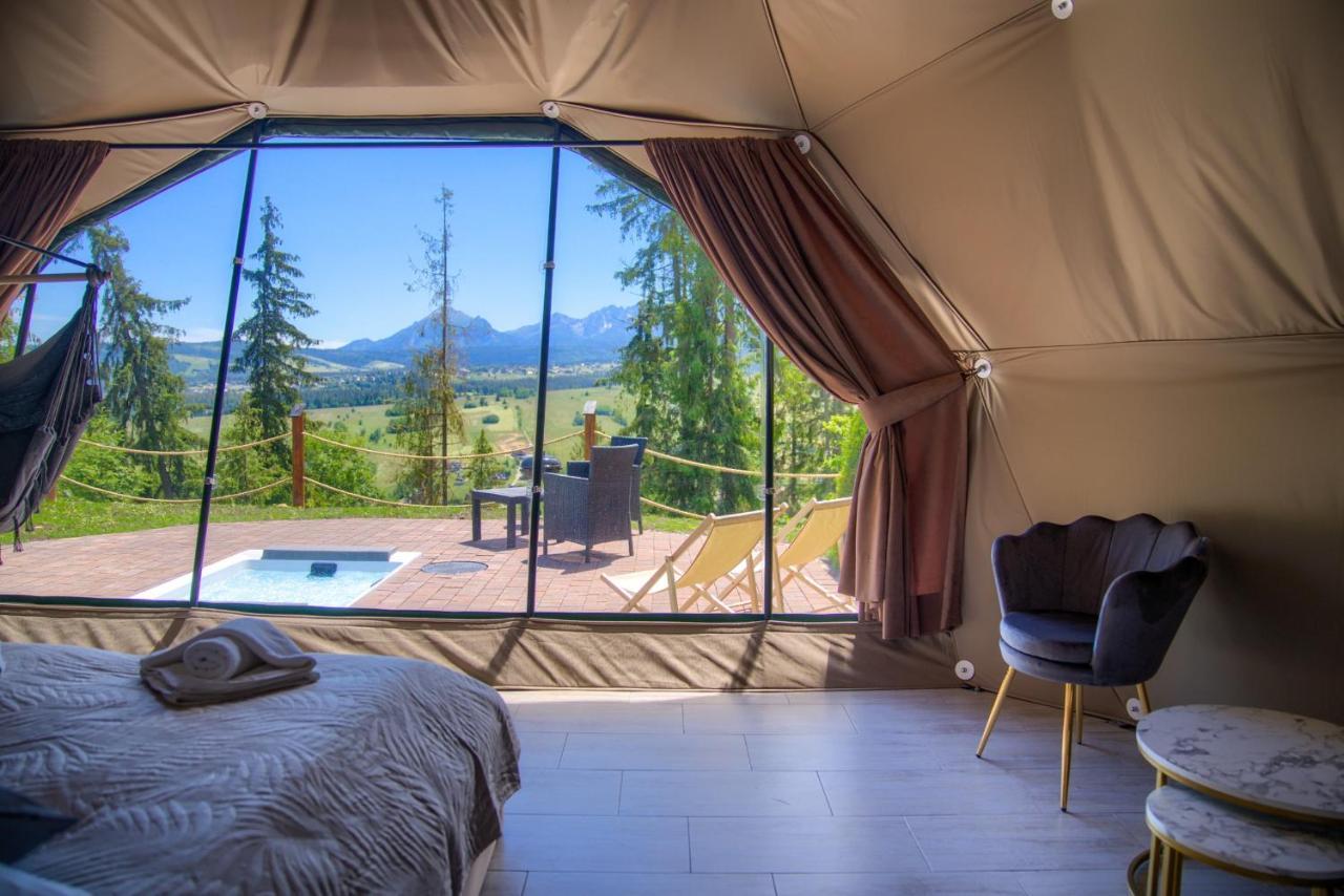 ホテル Peak Glamp & Jacuzzi ザコパネ エクステリア 写真
