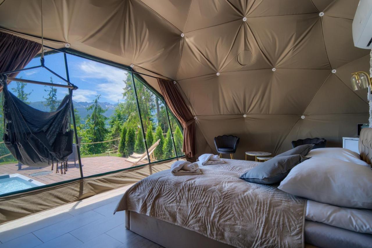 ホテル Peak Glamp & Jacuzzi ザコパネ エクステリア 写真