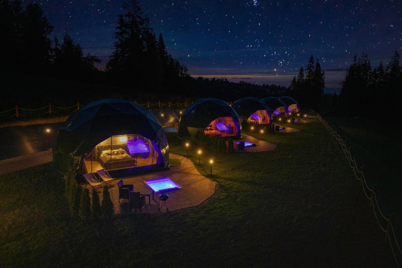 ホテル Peak Glamp & Jacuzzi ザコパネ エクステリア 写真