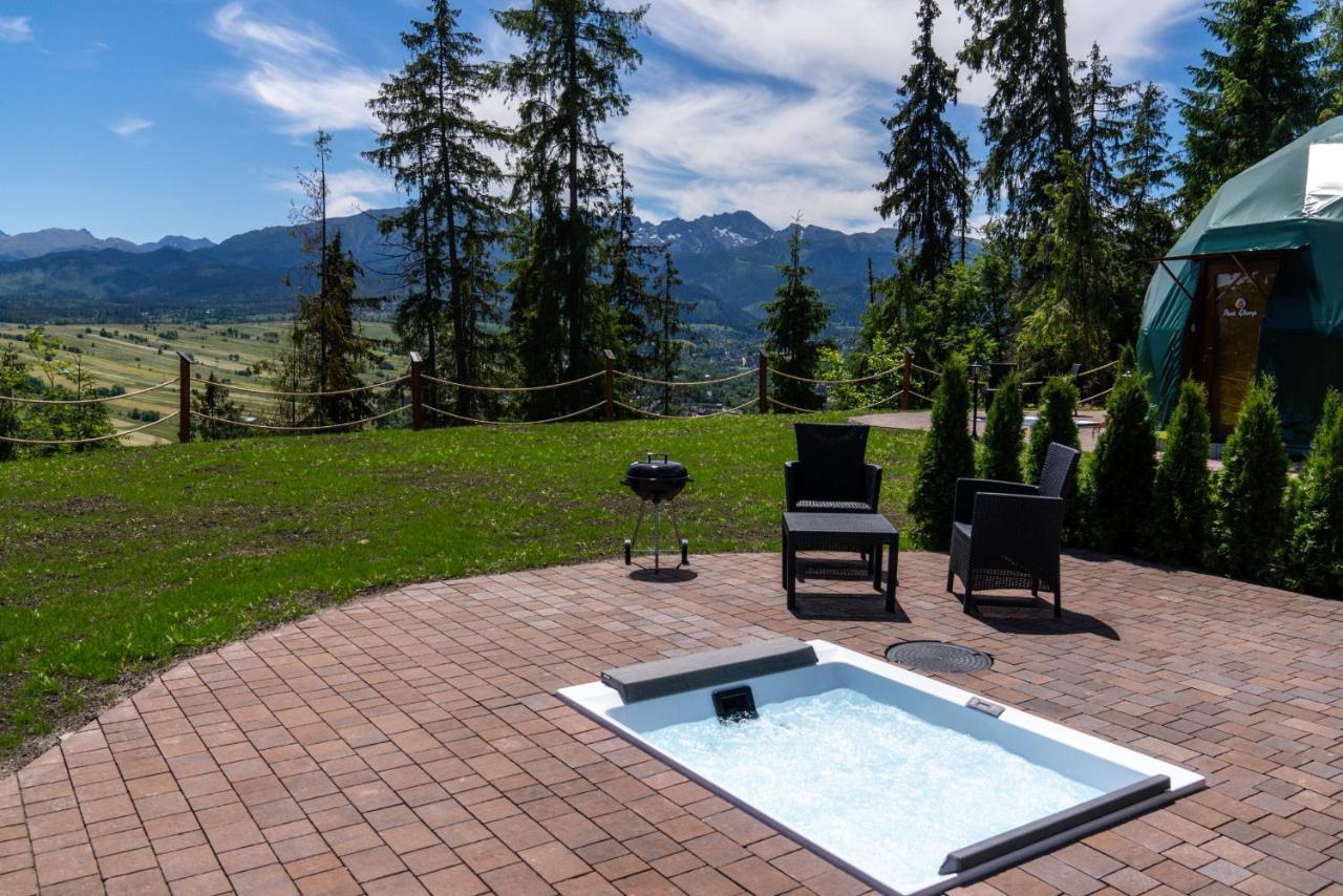 ホテル Peak Glamp & Jacuzzi ザコパネ エクステリア 写真