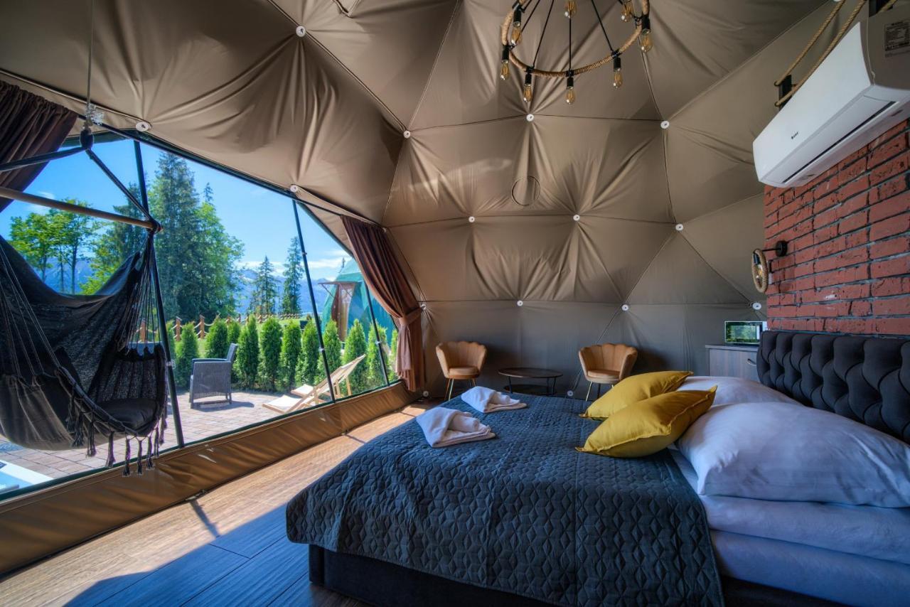 ホテル Peak Glamp & Jacuzzi ザコパネ エクステリア 写真