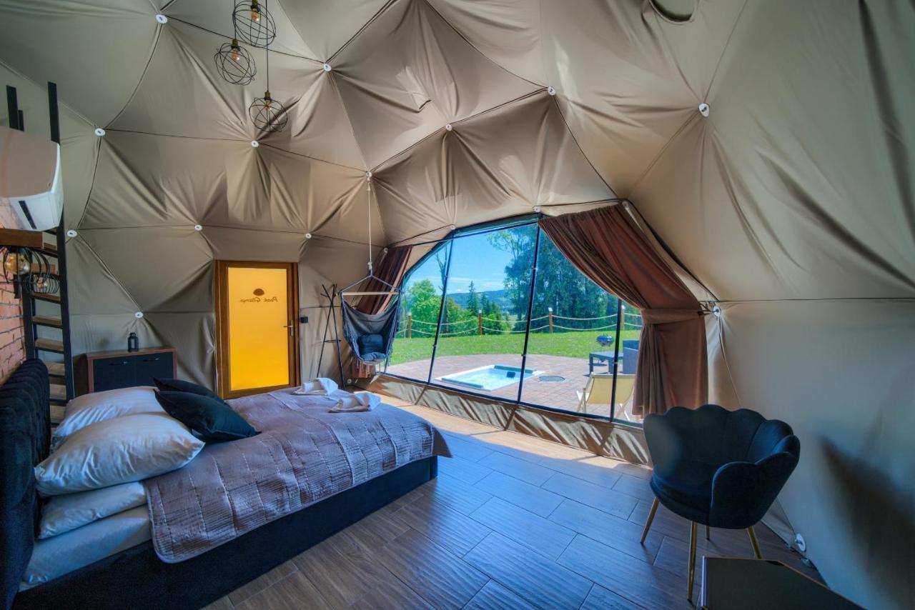 ホテル Peak Glamp & Jacuzzi ザコパネ エクステリア 写真