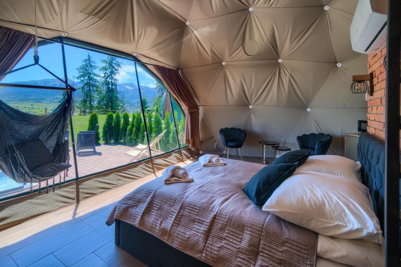 ホテル Peak Glamp & Jacuzzi ザコパネ エクステリア 写真