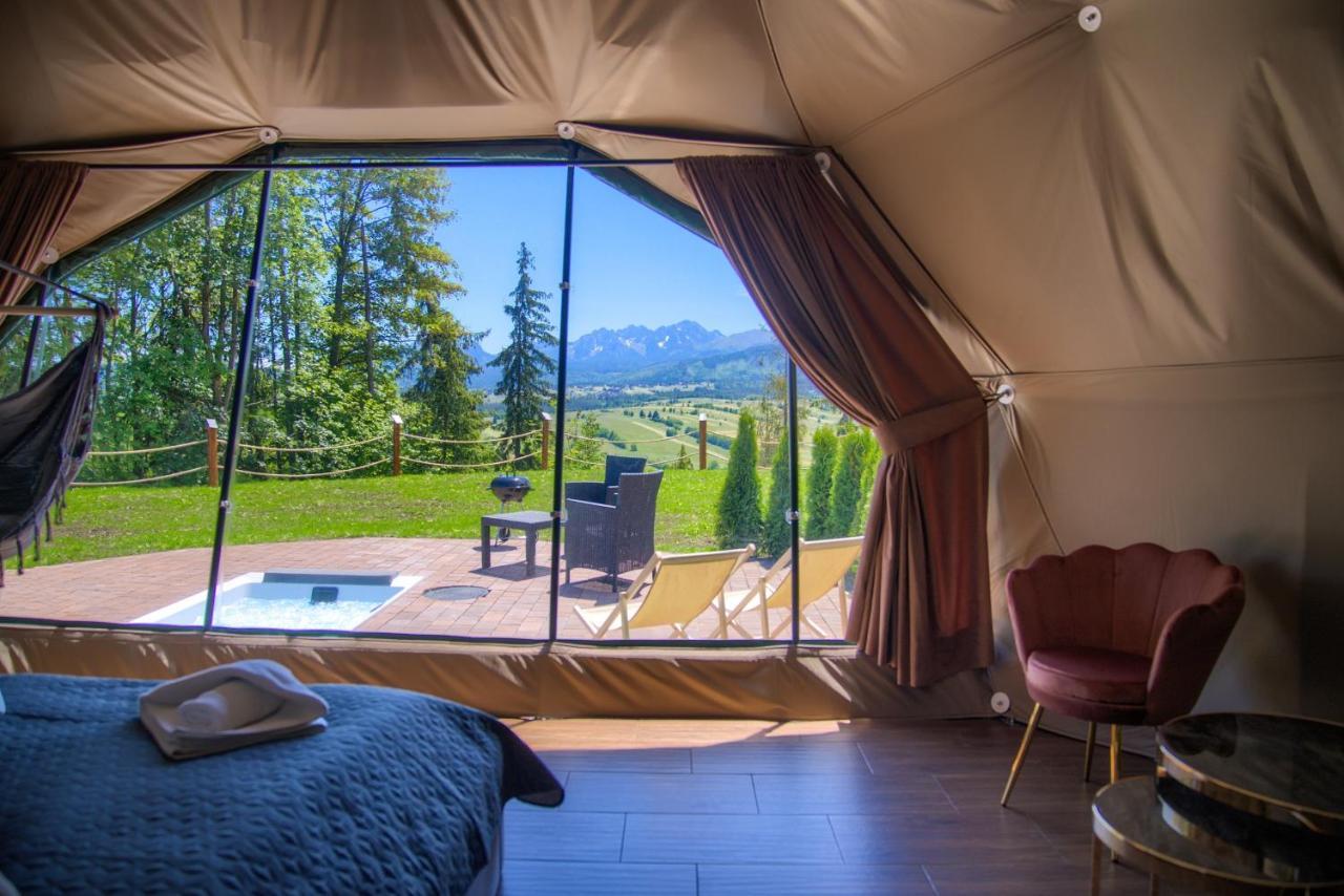 ホテル Peak Glamp & Jacuzzi ザコパネ エクステリア 写真