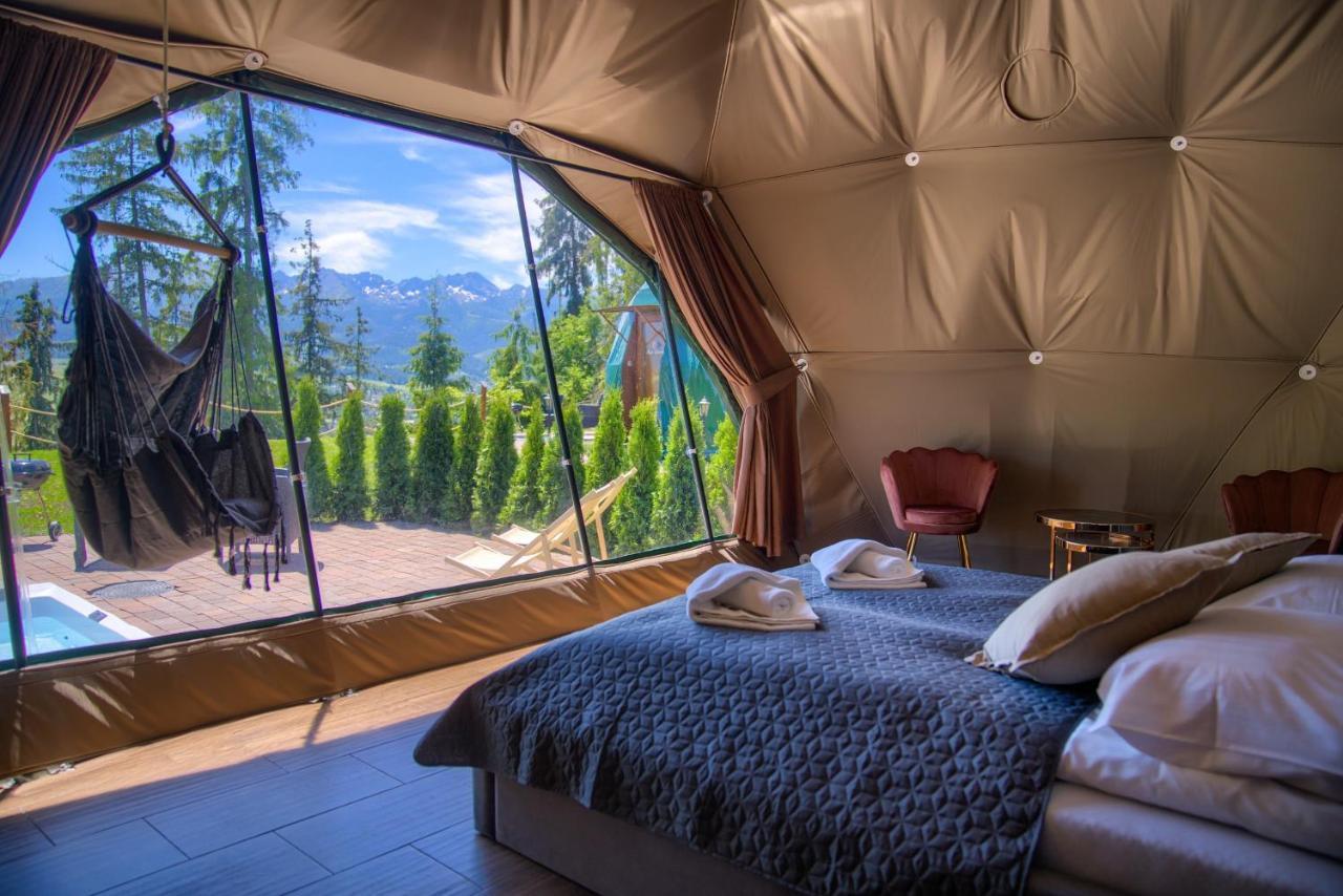ホテル Peak Glamp & Jacuzzi ザコパネ エクステリア 写真