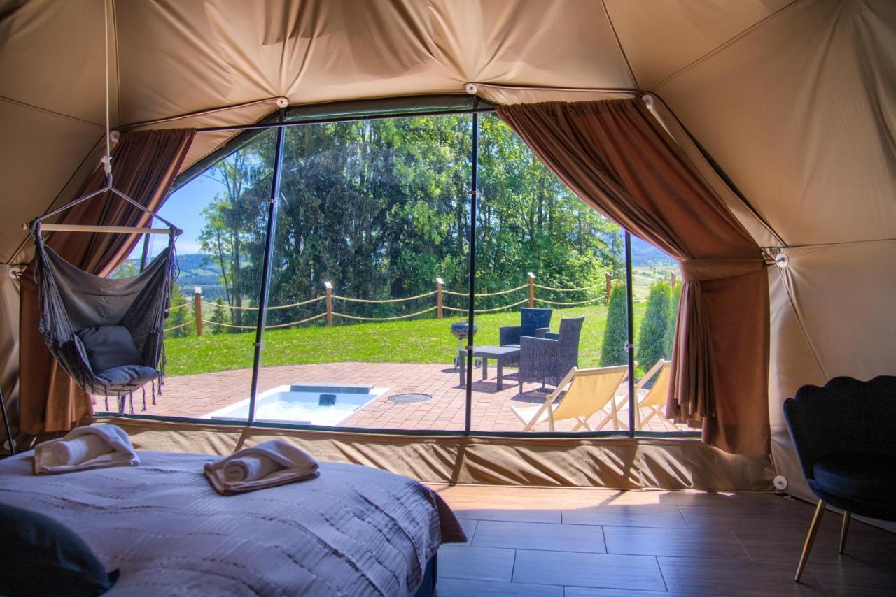 ホテル Peak Glamp & Jacuzzi ザコパネ エクステリア 写真