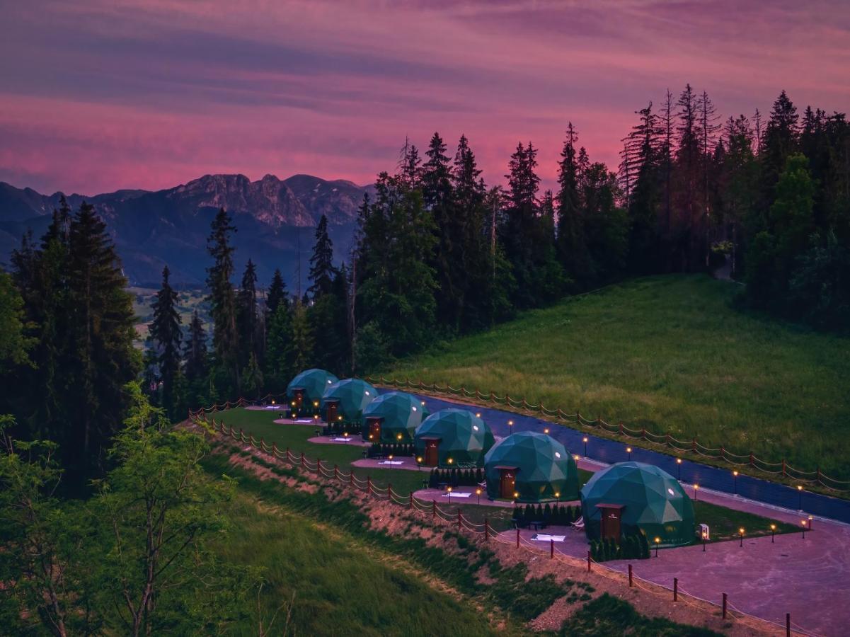 ホテル Peak Glamp & Jacuzzi ザコパネ エクステリア 写真