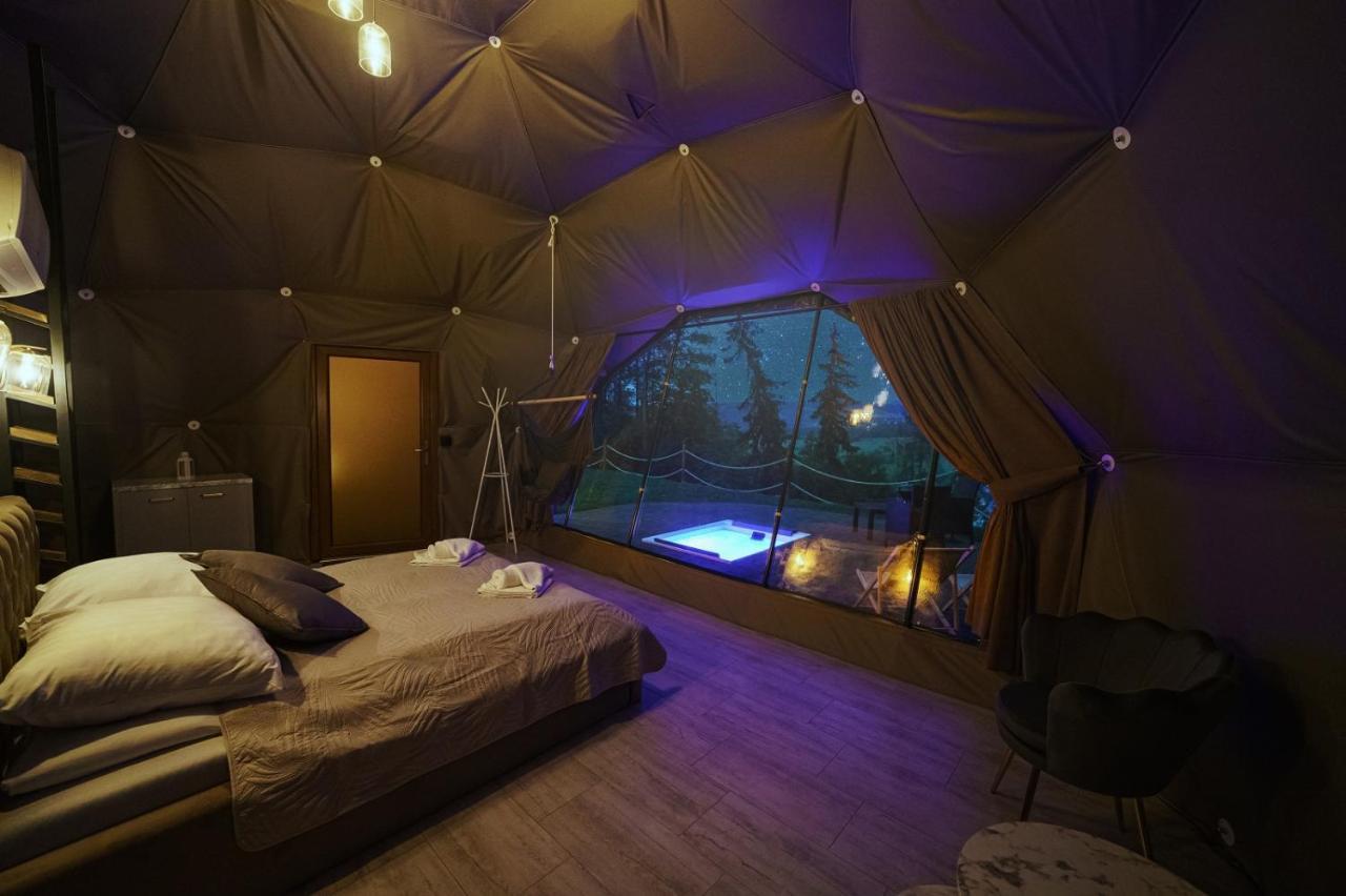 ホテル Peak Glamp & Jacuzzi ザコパネ エクステリア 写真