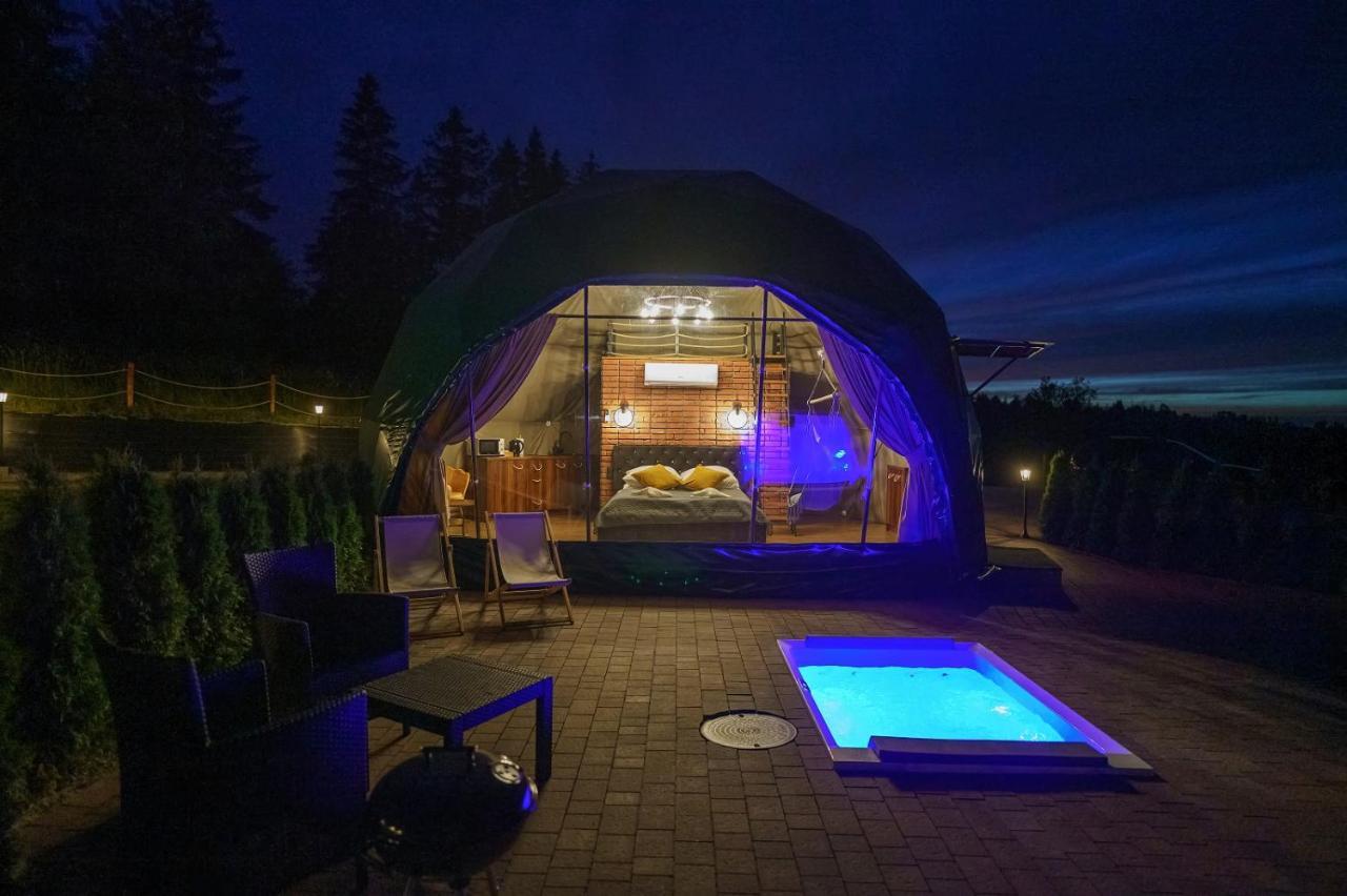 ホテル Peak Glamp & Jacuzzi ザコパネ エクステリア 写真