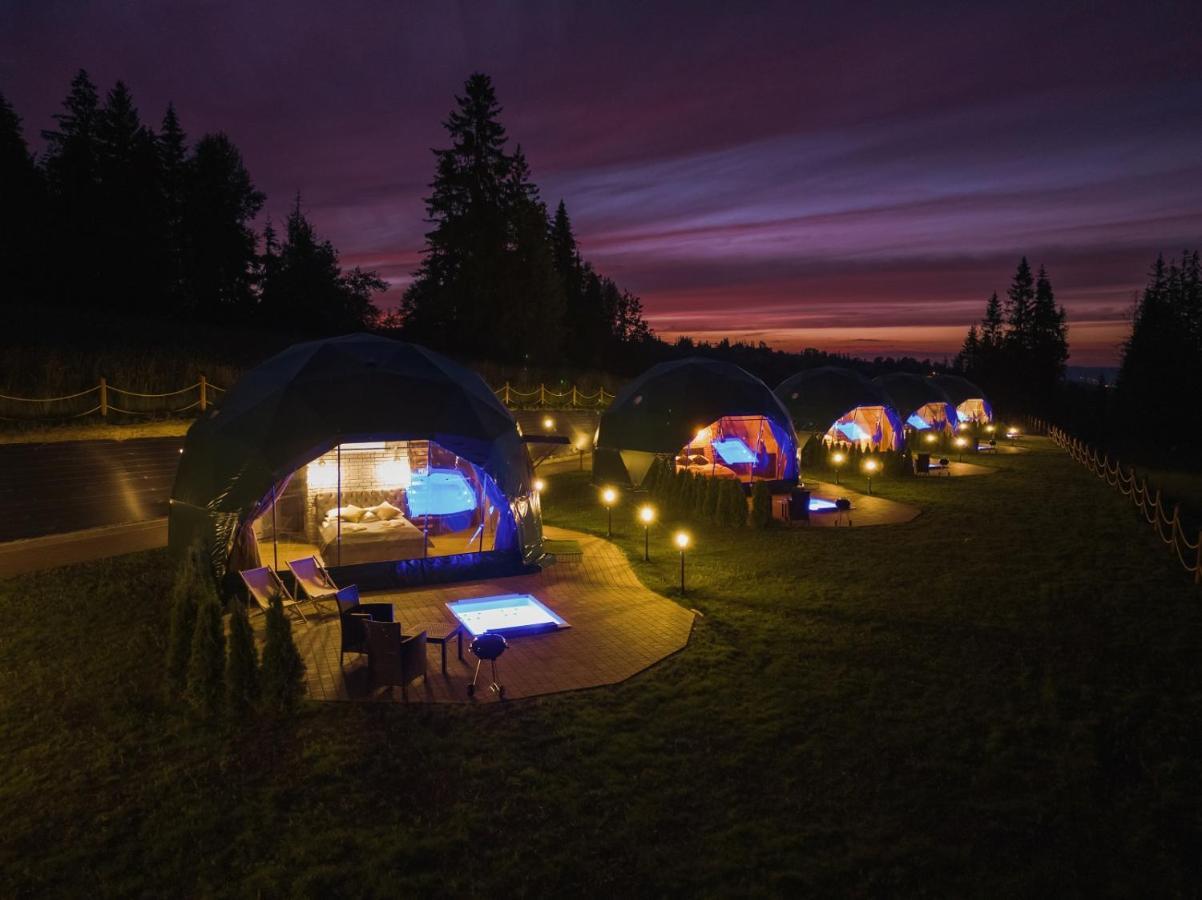ホテル Peak Glamp & Jacuzzi ザコパネ エクステリア 写真