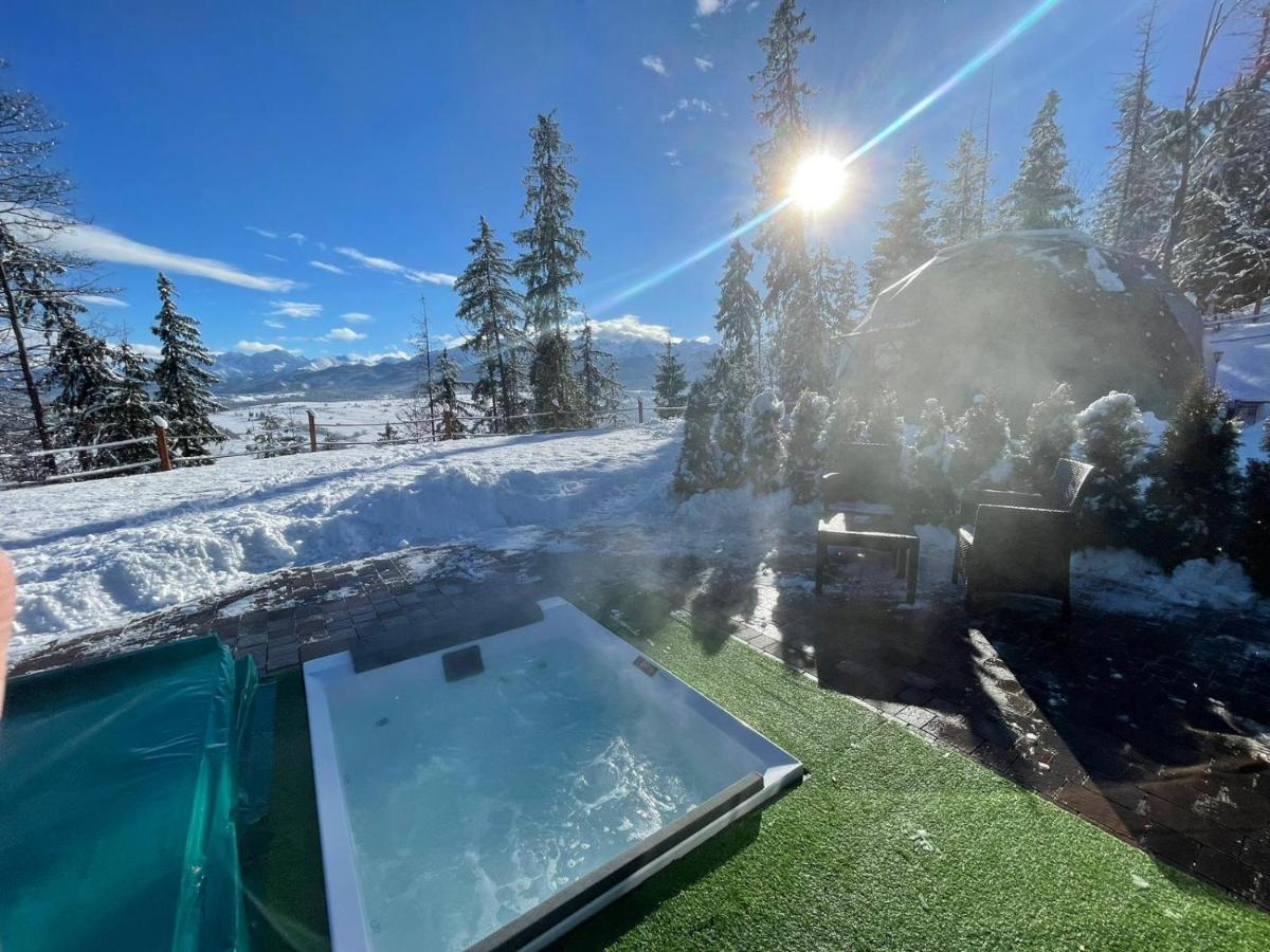 ホテル Peak Glamp & Jacuzzi ザコパネ エクステリア 写真