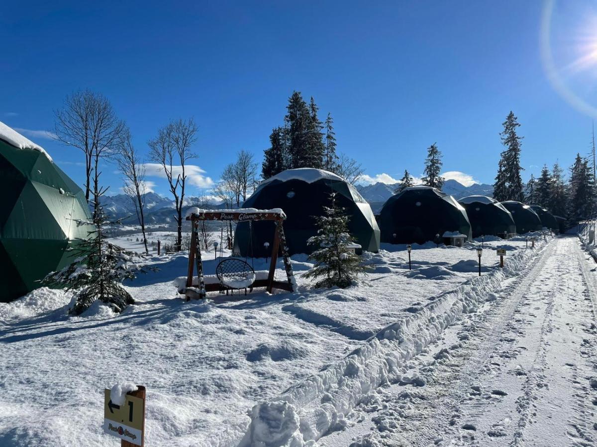 ホテル Peak Glamp & Jacuzzi ザコパネ エクステリア 写真